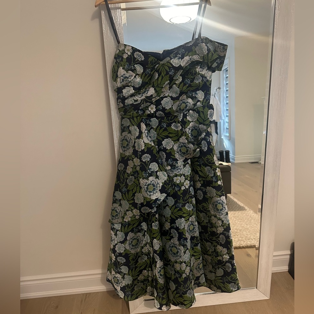 Theia Embroidered Dress - Picture 8 of 9